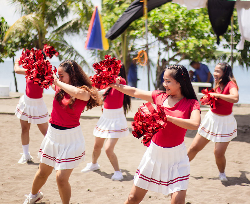 Corporate Cheerdance Competition by the Beach