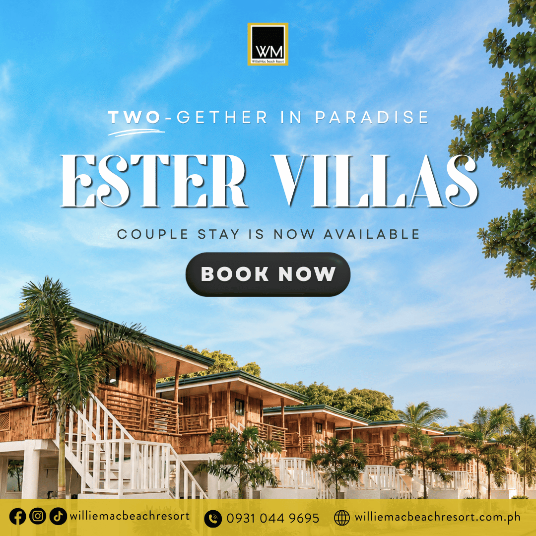 Ester Villas | Couple Accommodation Stay at WillieMac Beach Resort